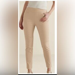 Soft Surroundings Superla beige pull on straight leg pants size tall medium R5